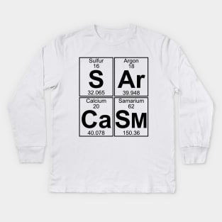 S-Ar-Ca-Sm (sarcasm) Kids Long Sleeve T-Shirt